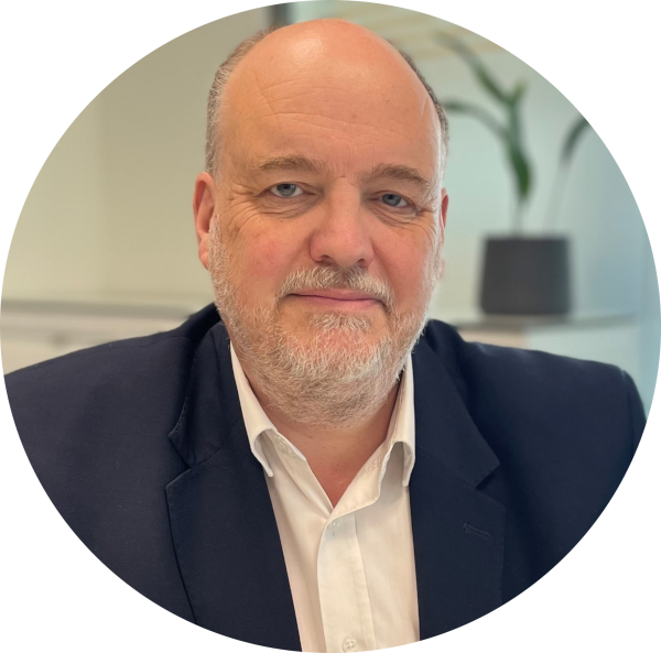 Headshot of Hugh Yentole, the Development Director of floating wind pilot Salamander at Orsted