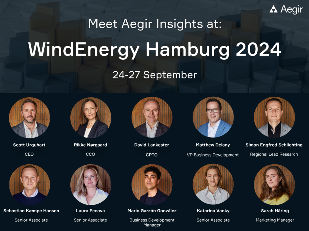 Meet Aegir Insights at WindEnergy Hamburg 2024